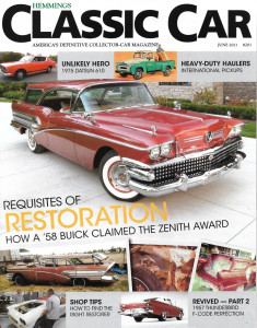 HEMMINGS CLASSIC CAR 2021 JUNE - '75 DATSUN 610, '58 BUICK RESTO,'57 T-BIRD PT2